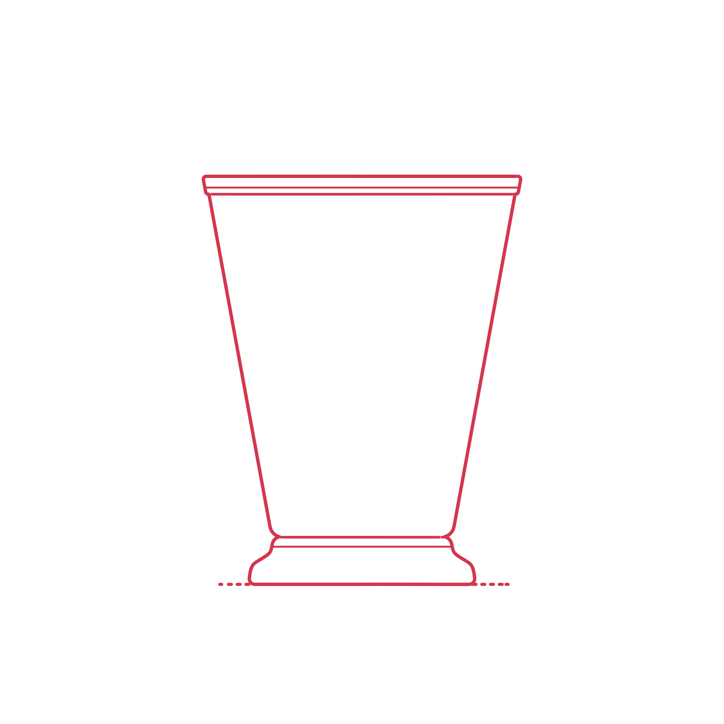 Objects Cocktail Glasses Julep Cup Line Tracing Svg Vector Free Vectors